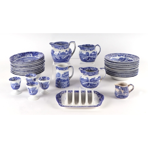 363 - A large quantity of Spode Italian pattern dinner and tea wares.