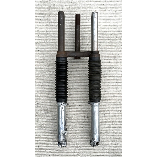 4 - A pair of Norton front forks, we are advised by the vendor that there is a new sanction and new seal... 