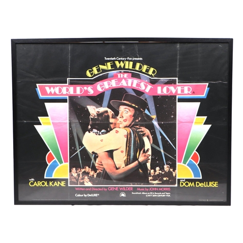 41 - A 20th Century Fox film poster 'The World's Greatest Lover' with Gene Wilder, printed by Lonsdale & ... 