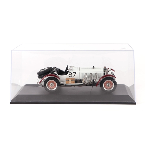 445 - A CMC German Precision Models Mercedes-Benz SSK Mille Miglia (1931) 1;18 scale diecast model, cased.