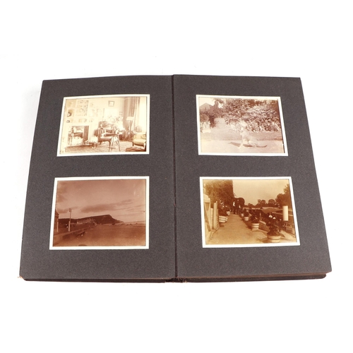 46 - A quantity of assorted early 20th century photograph albums containing various black & white images ... 