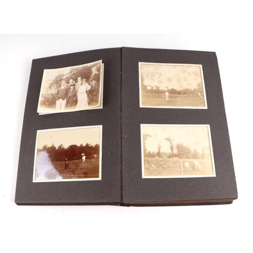 46 - A quantity of assorted early 20th century photograph albums containing various black & white images ... 