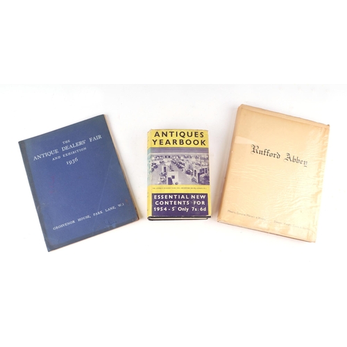 56 - The Antique Dealers Fair & Exhibition Handbook, Grosvenor House 1936; Rufford Abbey Sale Catalogue C... 