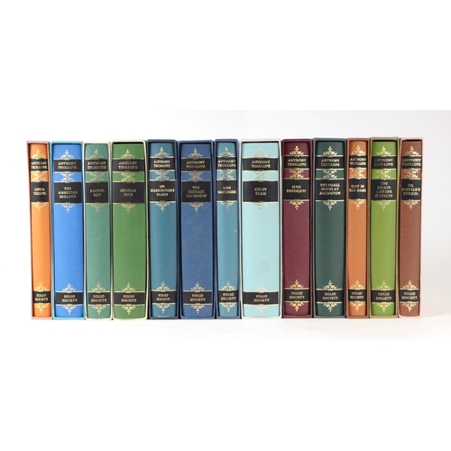 63 - Folio Society.  Anthony Trollope, forty four volumes, all contained in slip cases.