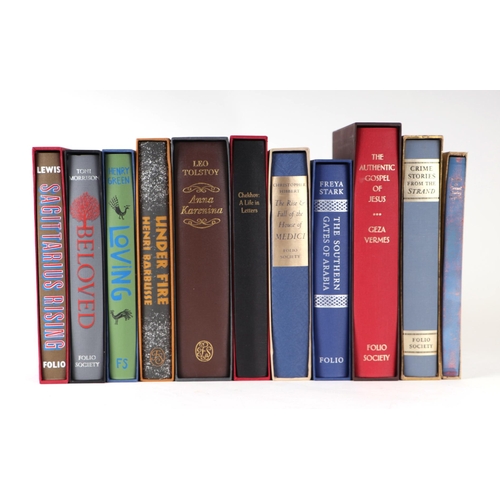 64 - Folio Society.  To include George Lefebvre 'Napoleon'; John Ruskin 'The Stones of Venice'; four volu... 