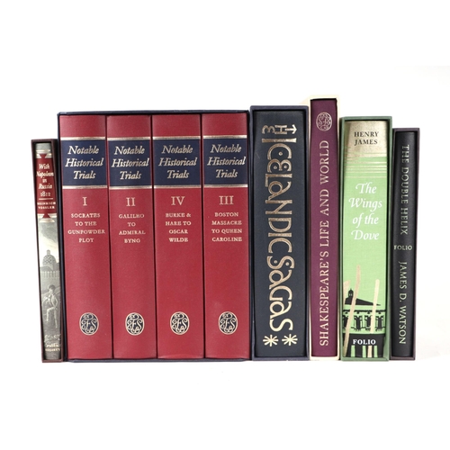 64 - Folio Society.  To include George Lefebvre 'Napoleon'; John Ruskin 'The Stones of Venice'; four volu... 