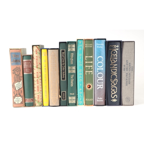 66 - Folio Society.  To include Richard Fortey 'Life'; William Faulkner 'The Sound and the Fury'; and six... 