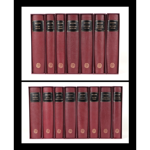 68 - Folio Society.  Charles Dickens, 15 volumes all in slip cases