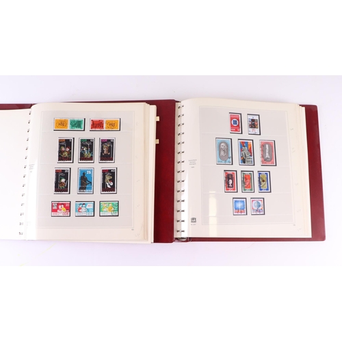 71 - Two albums of post WWII German stamps, various denominations (2)