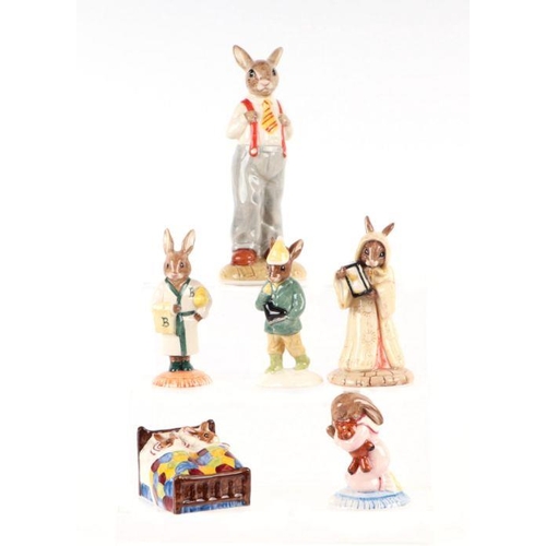 272 - A group of Royal Doulton Bunnykins figures to include Father Bunnykins, Sands of Time Bunnykins and ... 