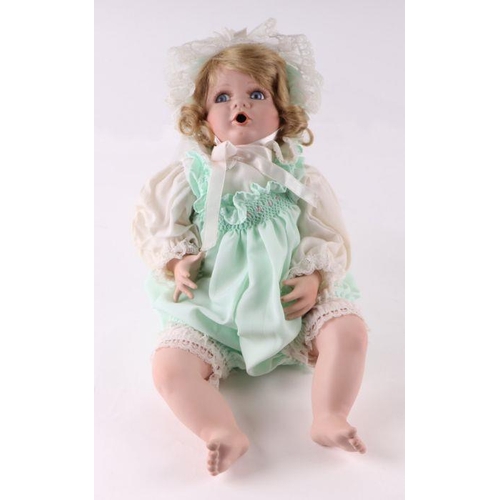 354 - A collection of modern bisque headed Victorian style dolls including examples by Ashton Drake Galler... 