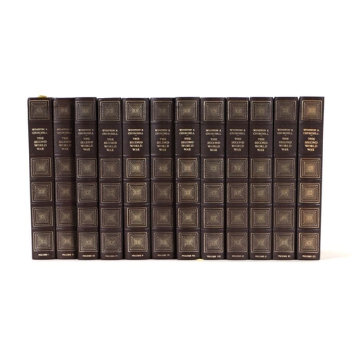 42 - Churchill (Winston) The Second World War, 12 volumes; together with other Churchill related books.