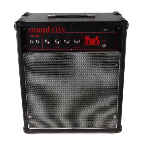 321 - A Sound City 30 guitar amplifier.