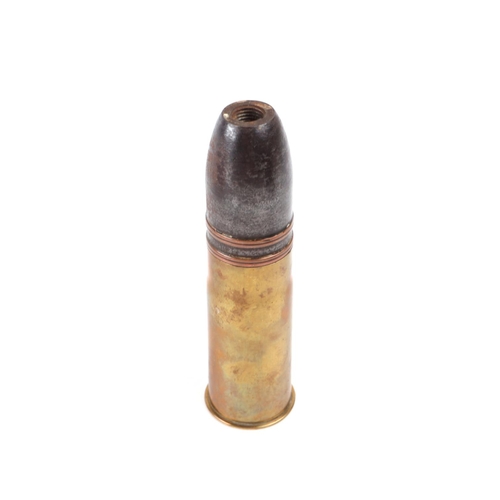 112 - Inert Military Ordnance: A WW1 artillery shell in two parts with an overall length of 16cms (6.25ins... 