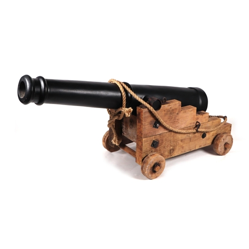 114 - Pirates of the Caribbean (2011) deck cannon. A large cannon having a reinforced fiberglass barrel 16... 