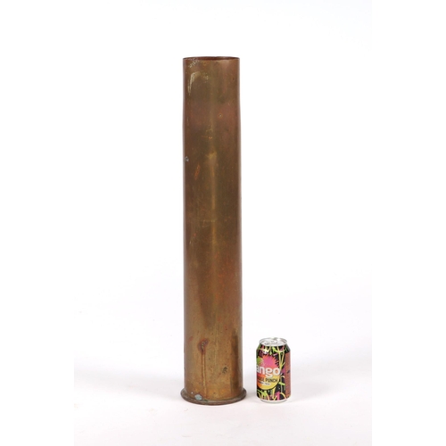120 - A WW1 Imperial German brass shell case / stick stand. Marked to the base: PATRONENFABRIK KARLSRUHE 1... 