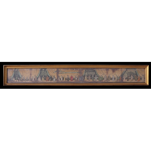 182 - William Nicholson - a coloured lithograph depicting the theatrical history of Ellen Terry (who was t... 