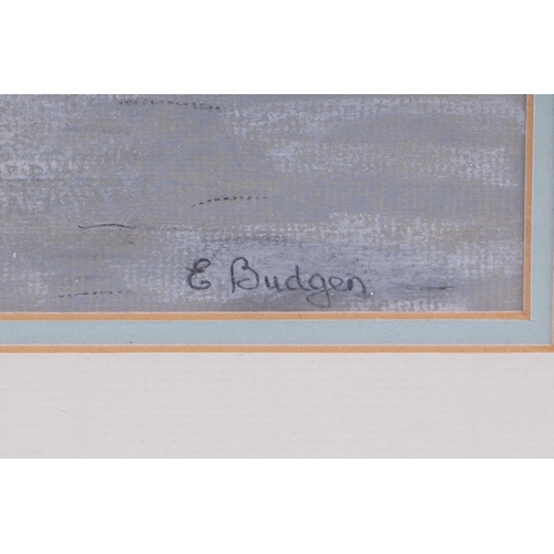 203 - Edna Budgen (20th century British) - Glenfinnan Scotland - pastel, signed lower right, 28 by 22cms, ... 