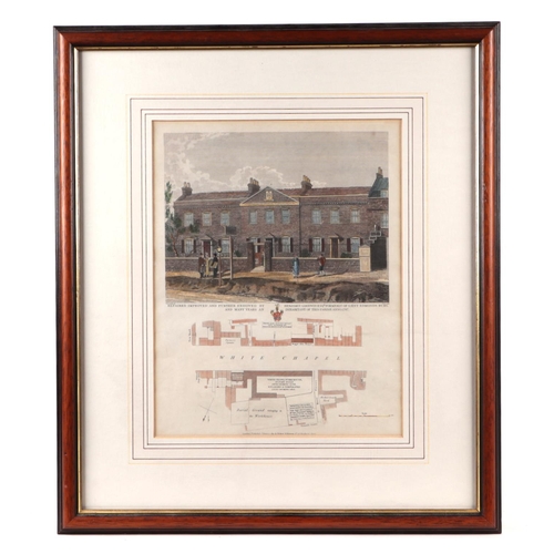 235 - Three 19th century hand coloured engravings - A View of the Theatre in Ayliff Street, Goodman's Fiel... 