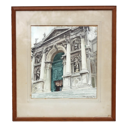 239 - Frank Hoar (19019-1976) - Maria Stella Salute, Venice - signed & dated '51 lower right, watercolour,... 