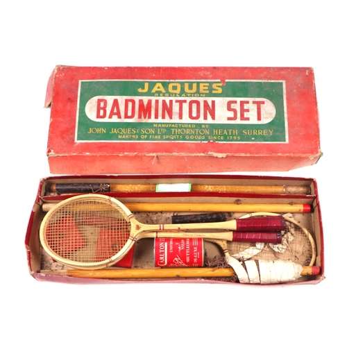 69 - A John Jaques & Sons Ltd Badminton set, boxed.