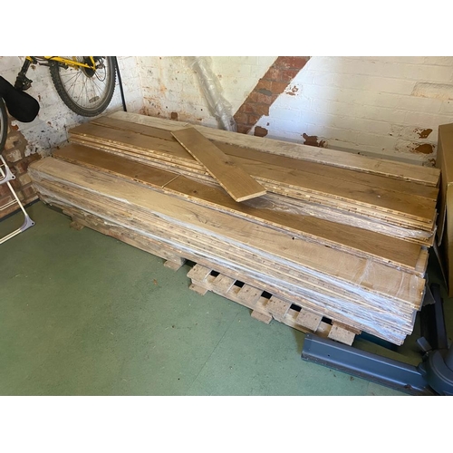 73 - A quantity of brand new Broadleaf Elegance engineered aged oak flooring, 2cms depth, approximately 2... 