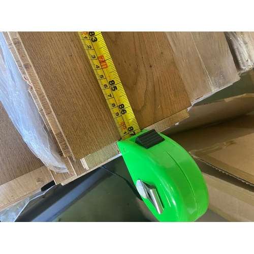 73 - A quantity of brand new Broadleaf Elegance engineered aged oak flooring, 2cms depth, approximately 2... 