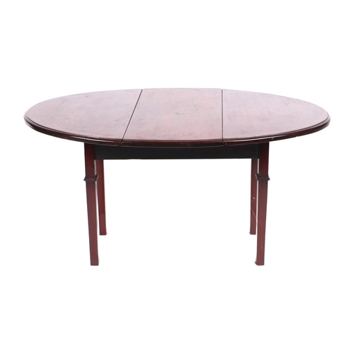 911 - A 19th century mahogany tilt-top tripod table, 36cms wide; together with a miniature drop-leaf table... 