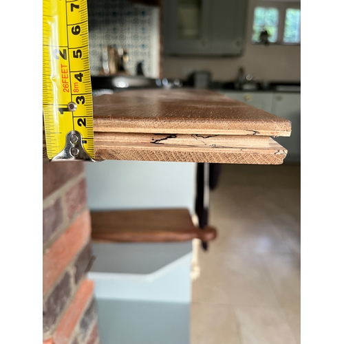 73 - A quantity of brand new Broadleaf Elegance engineered aged oak flooring, 2cms depth, approximately 2... 