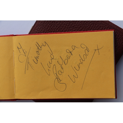 87 - A group of autograph albums to include signatures by Bobby Moore, Barry Sheen, Stan Woods, Barbara W... 