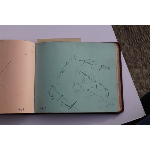 87 - A group of autograph albums to include signatures by Bobby Moore, Barry Sheen, Stan Woods, Barbara W... 