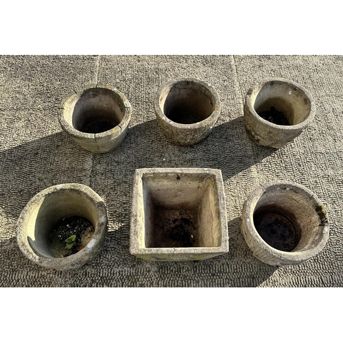 17 - A group of six garden planters (6).