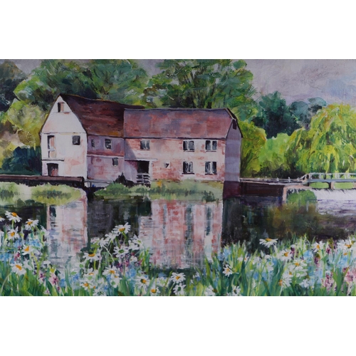 205 - Caroline Ashworth (modern British) - Sturminster Mill - watercolour, signed lower right, 44 by 31cms... 