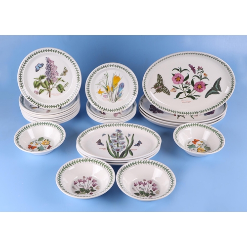 260 - A quantity  of Portmeirion Botanic Garden pattern dinner and tea wares to include meat platters, gra... 