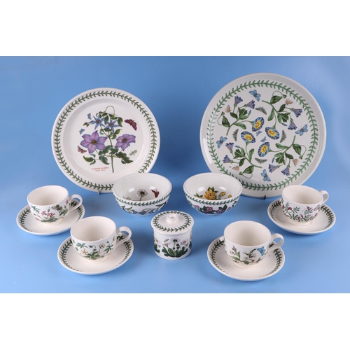 260 - A quantity  of Portmeirion Botanic Garden pattern dinner and tea wares to include meat platters, gra... 