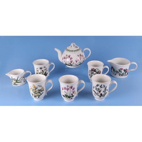 260 - A quantity  of Portmeirion Botanic Garden pattern dinner and tea wares to include meat platters, gra... 