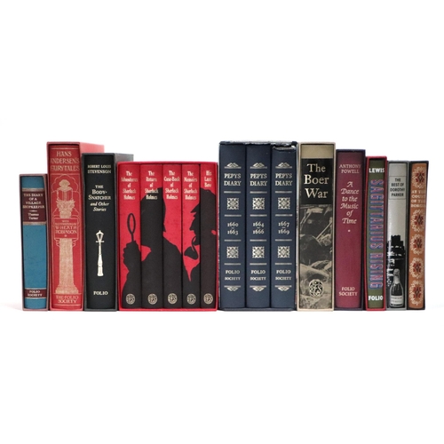 38 - Folio Society:  A quantity of assorted volumes to include Arthur Conan Doyle The Complete Sherlock H... 