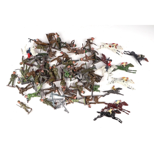 57 - A quantity of lead toy soldiers.