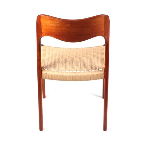 751 - Attributed to Niels Otto Møller (Danish 1920-1982) - Model 75, a 20th century design single chair wi... 