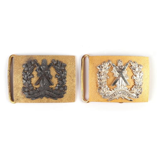 94 - Two Royal Scot Fusiliers waist belt buckles (2).