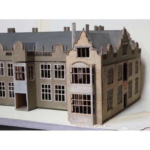 73 - A scale model / doll's house depicting Montacute House, Montacute, Somerset, the late Elizabethan ma... 