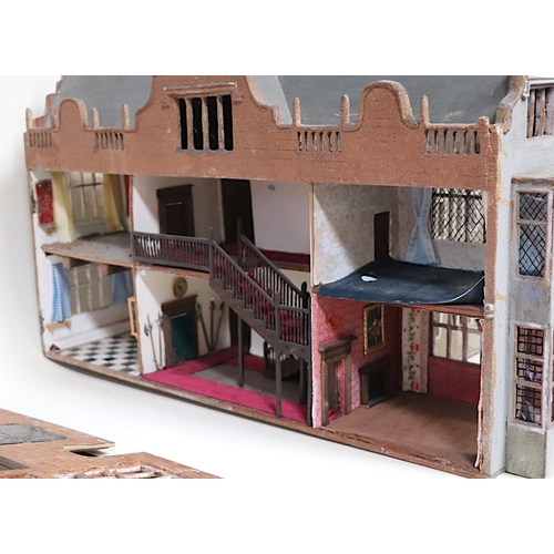 73 - A scale model / doll's house depicting Montacute House, Montacute, Somerset, the late Elizabethan ma... 