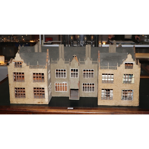 73 - A scale model / doll's house depicting Montacute House, Montacute, Somerset, the late Elizabethan ma... 