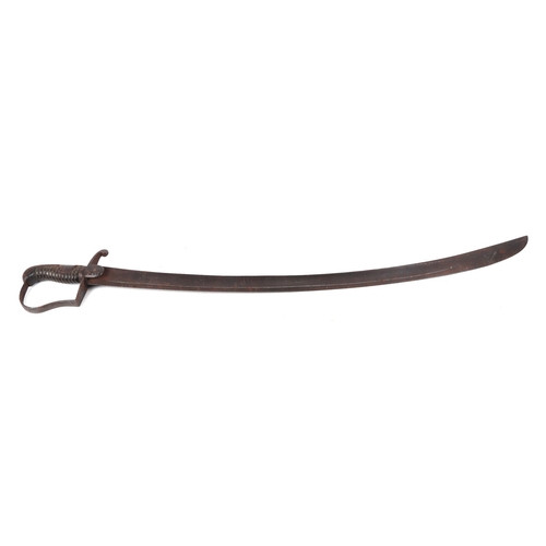 129 - A British Light Cavalry sabre 1796 pattern with 82cms long steel blade.Condition ReportThe blade is ... 