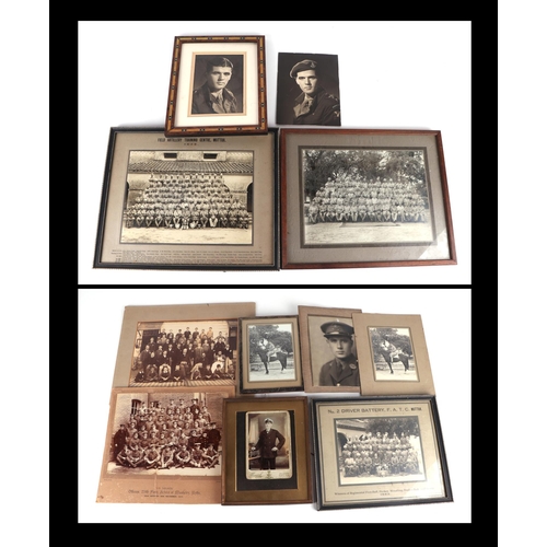 1419 - A large quantity of military photographs including Poona, Gymnastic and Fencing School, 1895