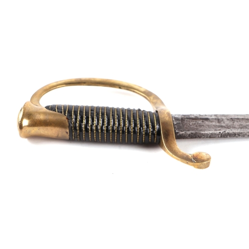 1430 - American Civil War period Model 1840 Mounted Light Artillery Troopers sword and scabbard. Having an ... 