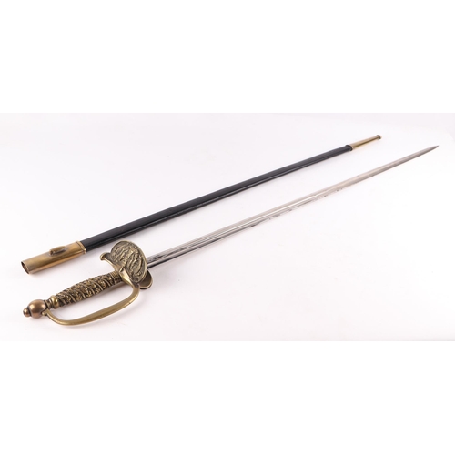 1443 - A 1853 model French Gendarmerie Military Justice Officers sword with folding/locking rear knuckle gu... 