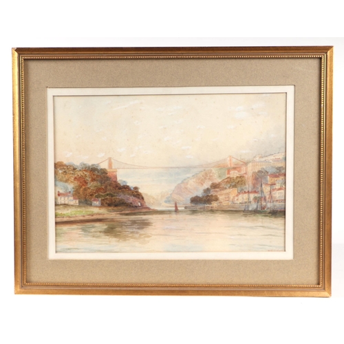 1534 - W W Hodges (19th century English school) - The Avon Gorge East - and it's pair - West - watercolours... 