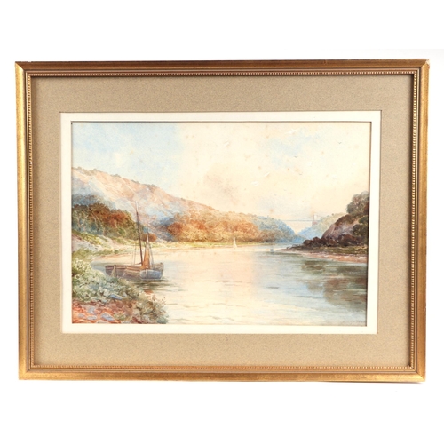 1534 - W W Hodges (19th century English school) - The Avon Gorge East - and it's pair - West - watercolours... 