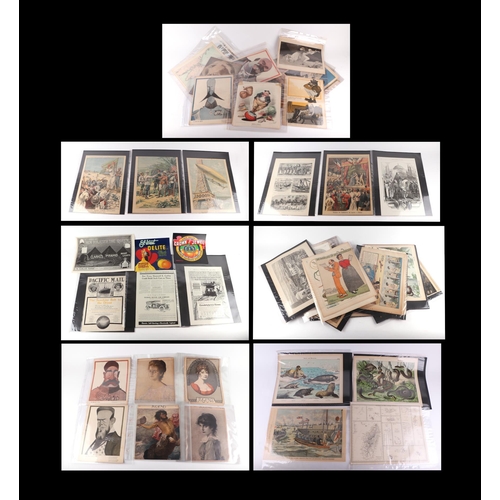 16 - A large quantity of Jugend Magazines, Circa 1901, together with a large quantity of Victorian and la... 